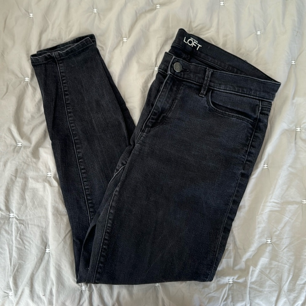 Loft Black Skinny Jeans